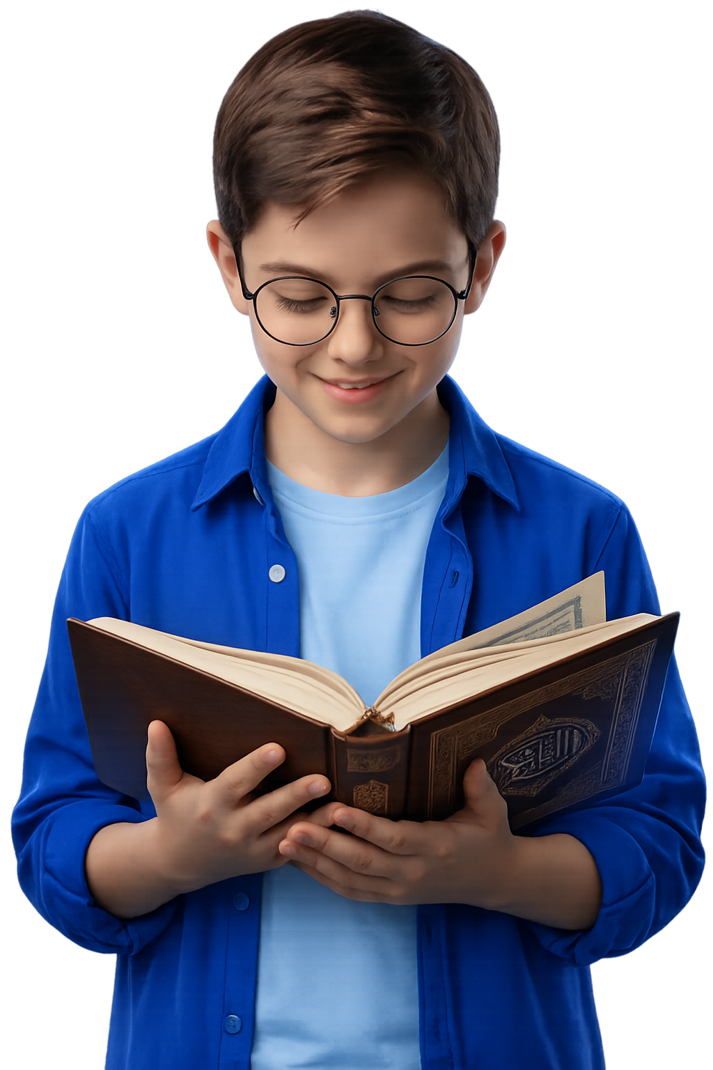 Muslim Academy student learning online